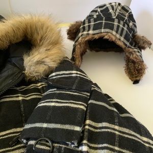 Winter coat & hat